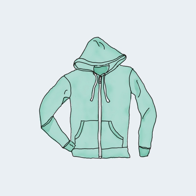 Hoodie with Zipper - Bilde 1